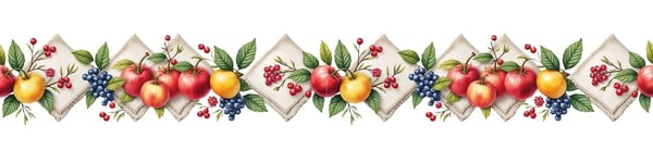 Bordür Rub On Transfer Ütü İle Baskı 150 cm RK 214
