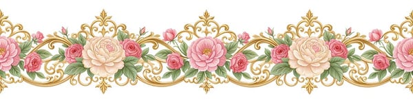 Bordür Rub On Transfer Ütü İle Baskı 150 cm RK 130