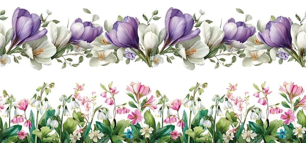 Bordür Rub On Transfer Ütü İle Baskı 150 cm RK 192