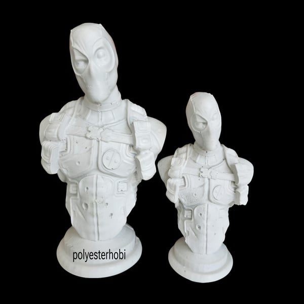 OB 2466 - Deadpool Biblo Küçük Boy , Ev Dekor, Obje Ham Polyester Heykel