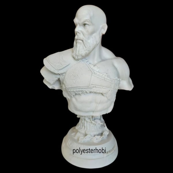 OB 2468 -  Kratos Biblo Küçük Boy , Ev Dekor, Obje Ham Polyester Heykel