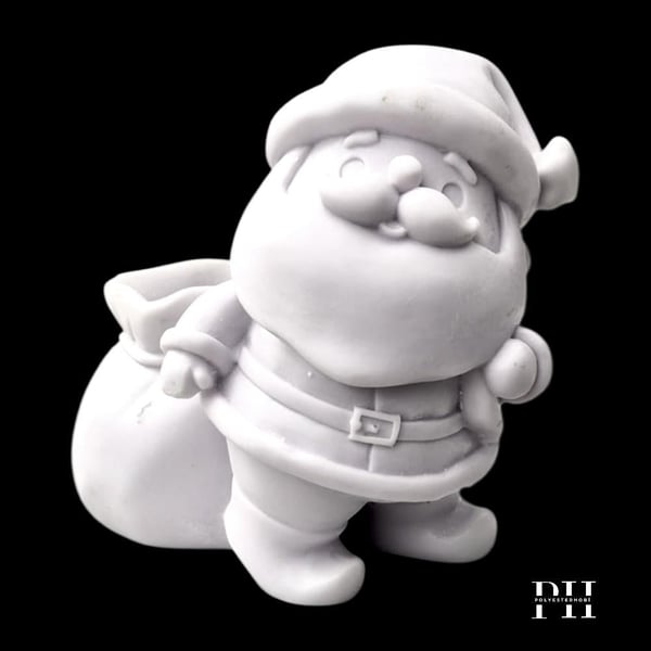 Ob 2546 - Noel Baba Heybeli Mumluk Biblo Ham Polyester Yılbaşı Ev Dekor