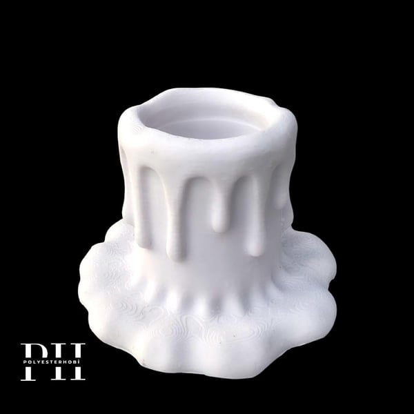 Ob 2565 - Akan Mumluk 3 Lü Set Ham Polyester Ev ,Bahçe Dekor Obje