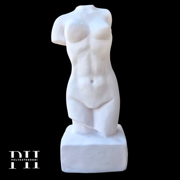 Ob 2627 - Tors Kadın Midi Boy Ham Polyester Dekoratif Obje