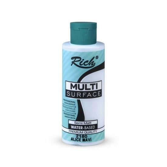 Rich Multi Surface Her Yüzey İçin Akrilik Boya 120 Cc 2180 Alice Mavi