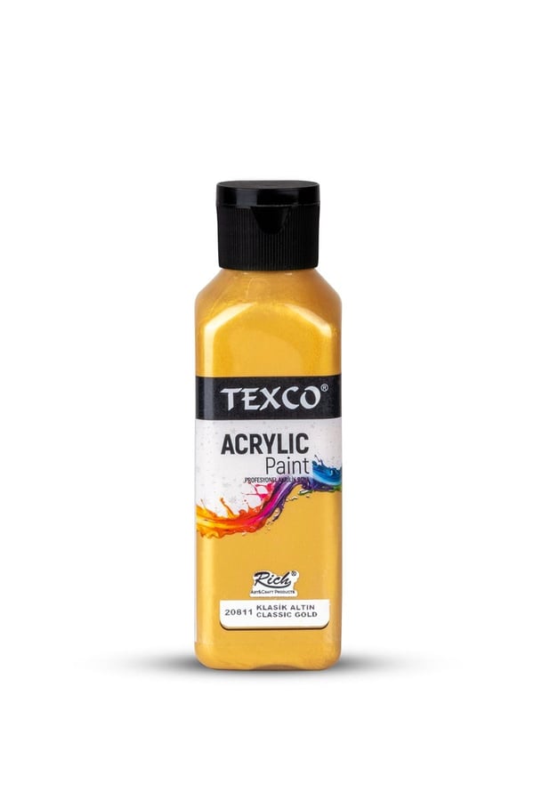 TEXCO METALİK BOYA  130 CC KLASİK ALTIN