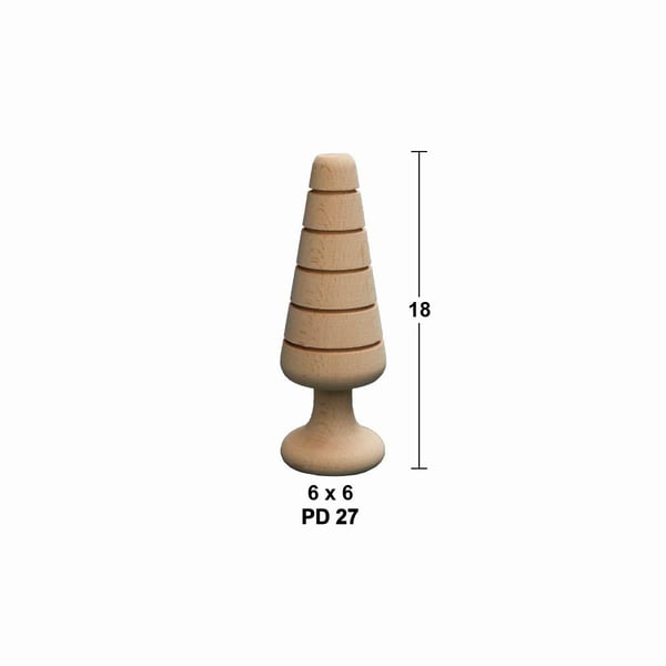 Torna Masif  Ağaç Dekor Obje PD 27