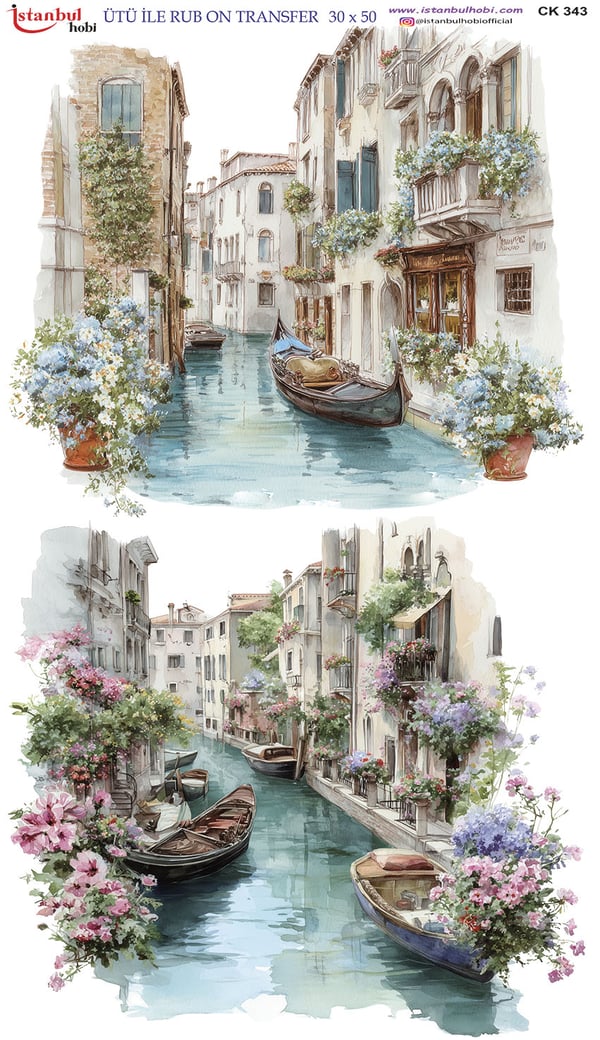 Ütü İle Baskı Transfer Kumaş Ve Ahşap Rubon 30 x 50 cm CK 343