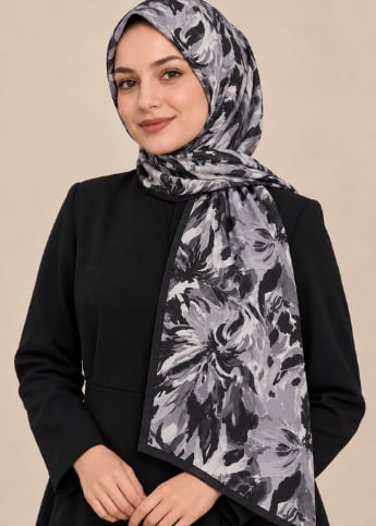 KETEN DESENLİ PAMUK ŞAL
