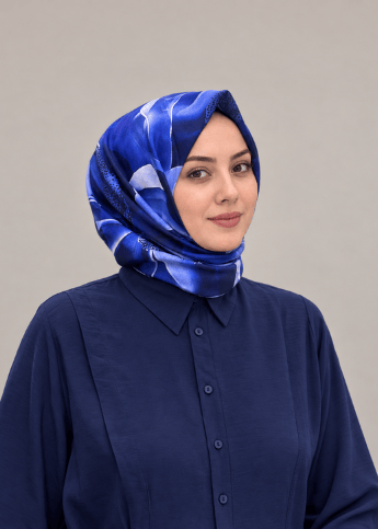 ORANGE SOFT PAMUK EŞARP LACİVERT SERİSİ