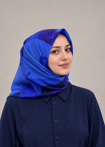 ORANGE SOFT PAMUK EŞARP LACİVERT SERİSİ