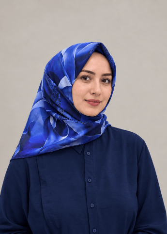 ORANGE SOFT PAMUK EŞARP LACİVERT SERİSİ