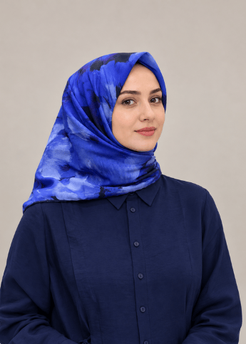 ORANGE SOFT PAMUK EŞARP LACİVERT SERİSİ