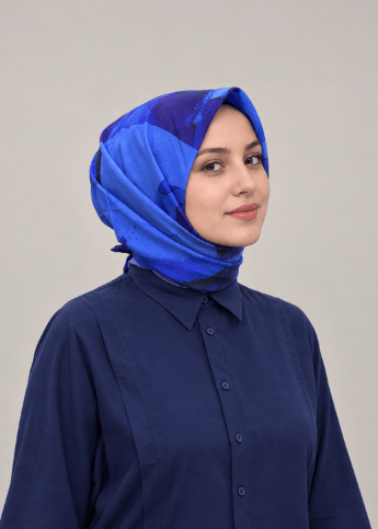 ORANGE SOFT PAMUK EŞARP LACİVERT SERİSİ