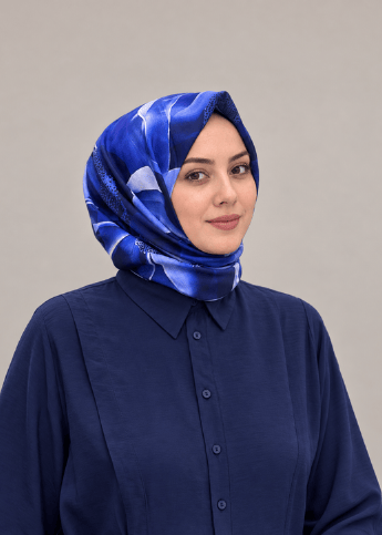ORANGE SOFT PAMUK EŞARP LACİVERT SERİSİ