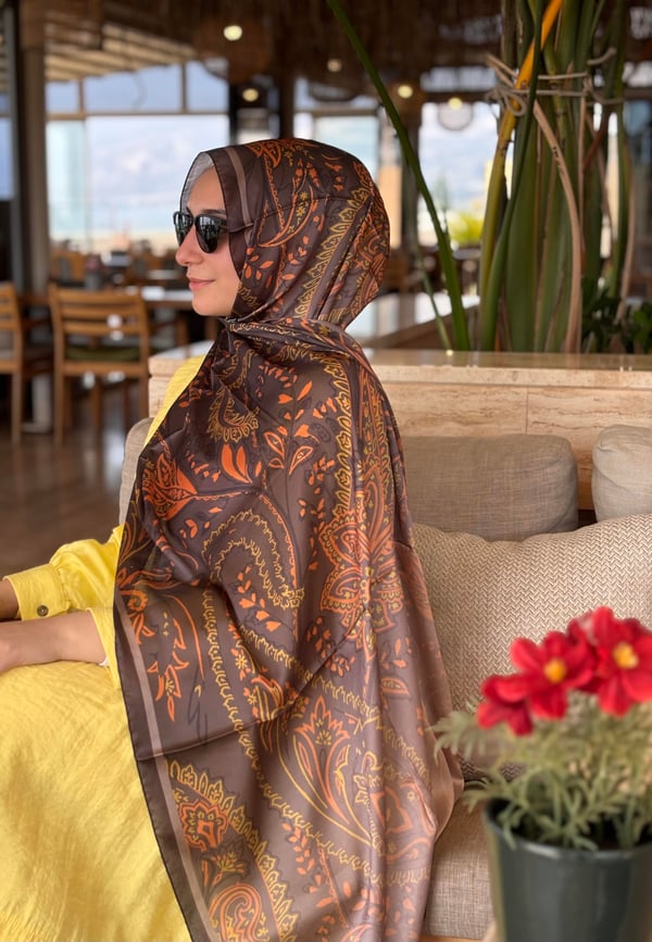 ETNİK DESEN VUAL İPEK ŞAL