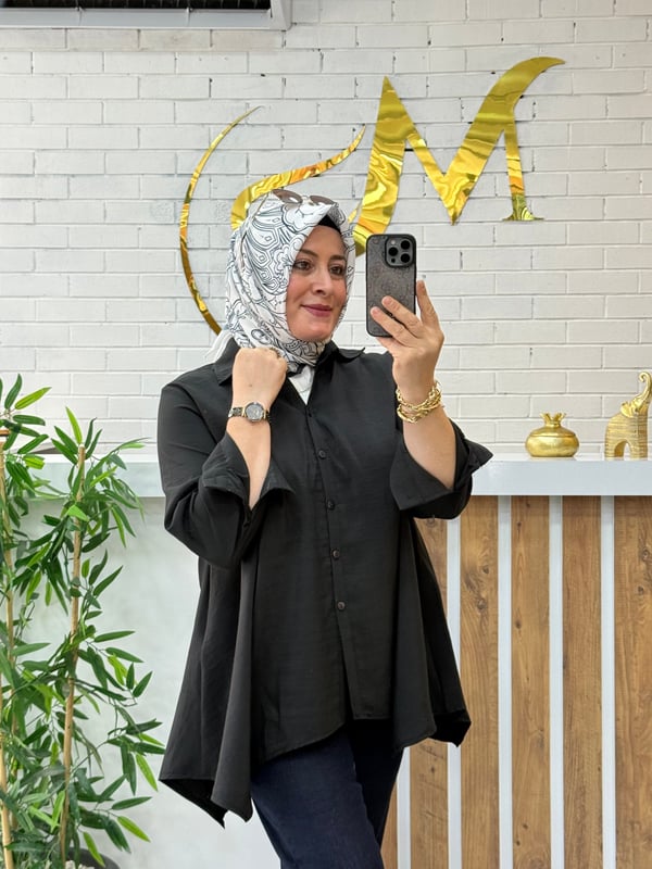 ASŞMETRİK MANDO GÖMLEK