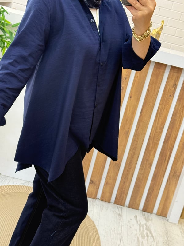 ASŞMETRİK MANDO GÖMLEK