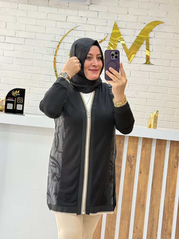 İPEK KUPRA DETAYLI ÇAĞLA CEKET