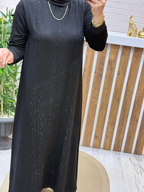IŞILTILI RAHAT KALIP OYSHO ELBİSE