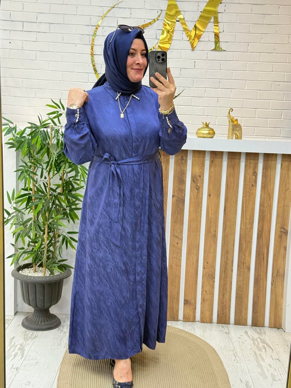 JAKAR SATEN ŞIK ELBİSE