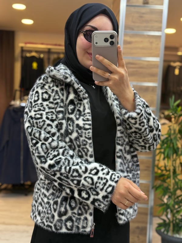 LEOPAR MİNİ CEKET