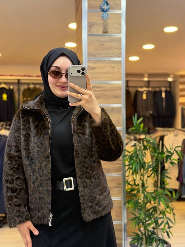 LEOPAR MİNİ CEKET