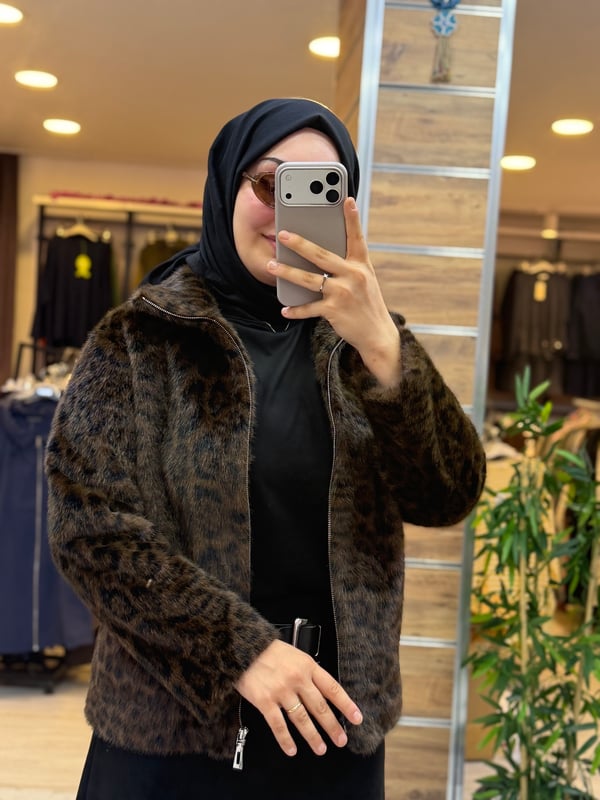 LEOPAR MİNİ CEKET