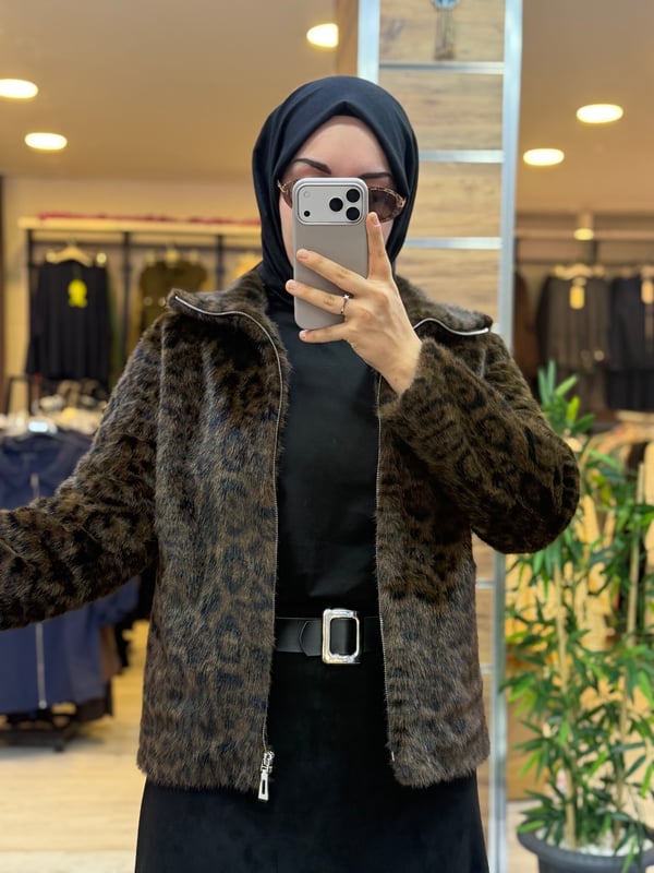 LEOPAR MİNİ CEKET