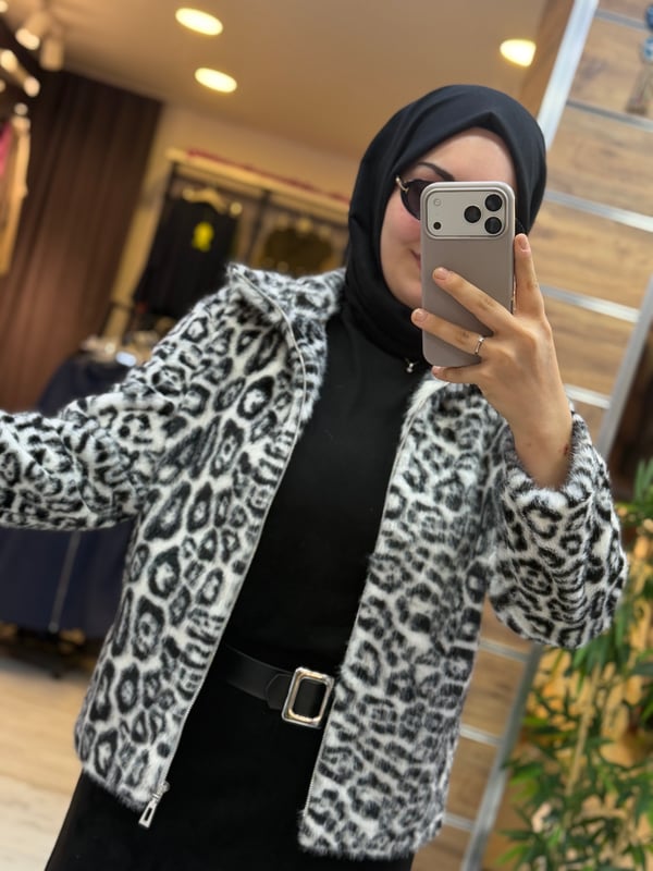 LEOPAR MİNİ CEKET