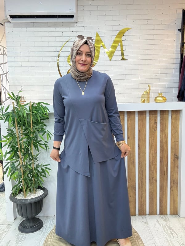 MODAL KUMAŞ TİRİL TİRİL  ETEKLİ TAKIM