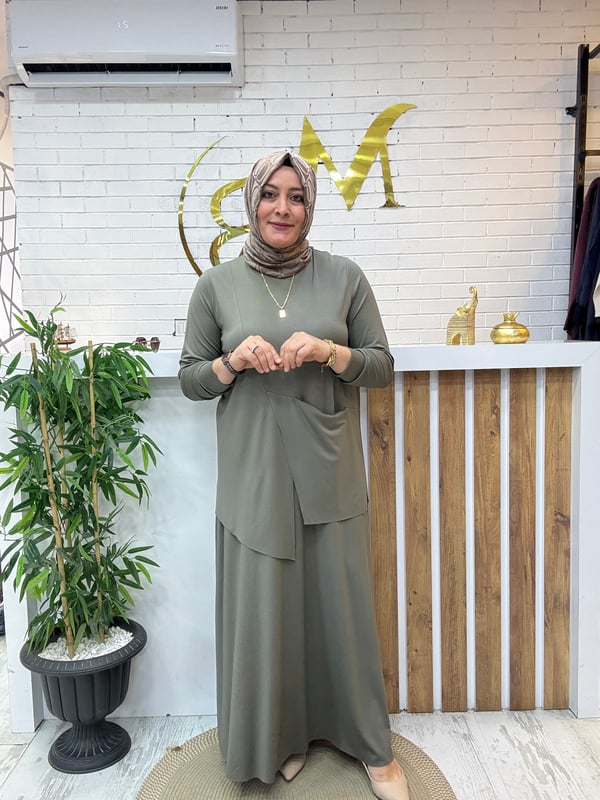 MODAL KUMAŞ TİRİL TİRİL  ETEKLİ TAKIM