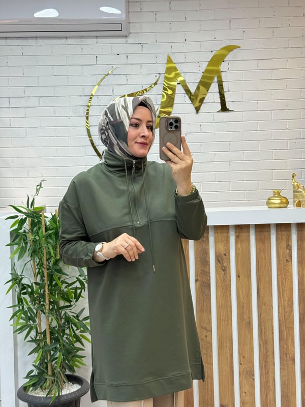OVERSİZE PAMUKLU TUNİK