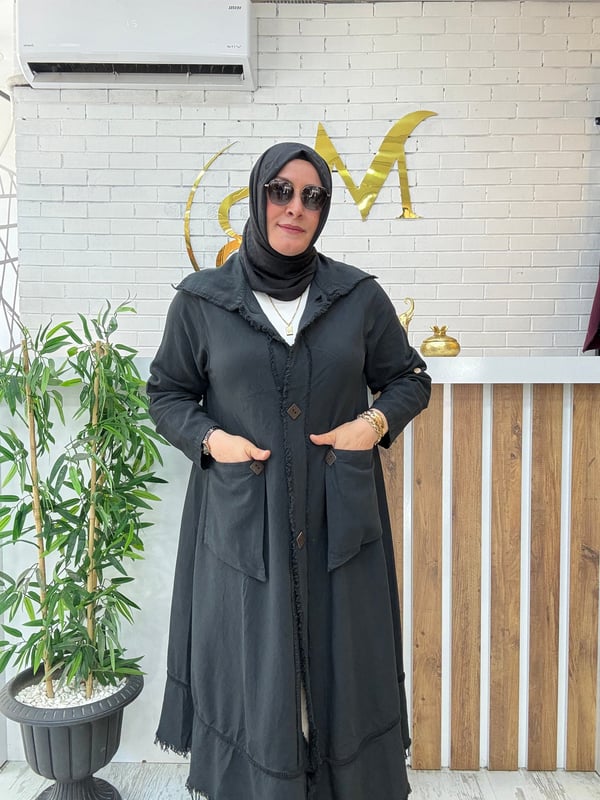 ÖZEL TASARIM KETEN KAP