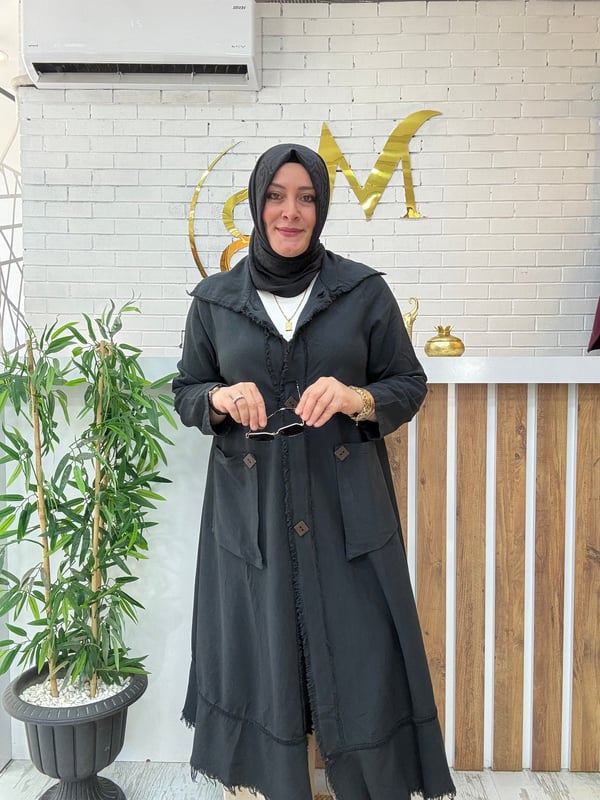 ÖZEL TASARIM KETEN KAP