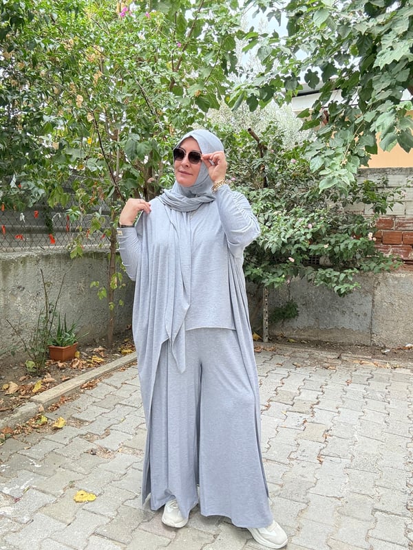 ÖZEL TASARIM ÜÇLÜ TAKIM (şal dahil)