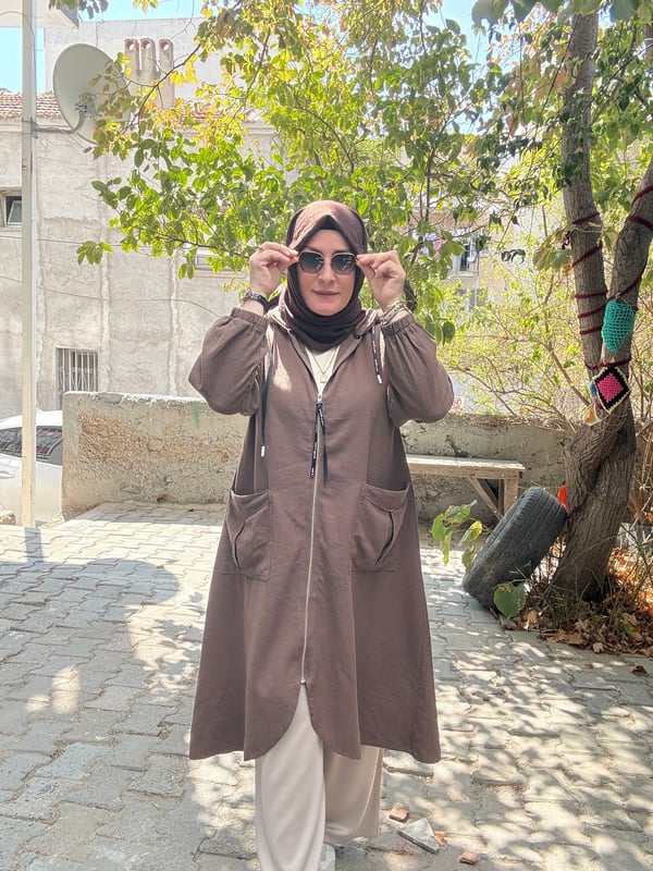 PAMUKLU GABARDİN GİY ÇIK KAP