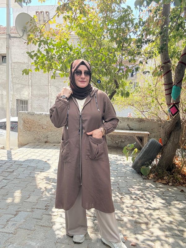PAMUKLU GABARDİN GİY ÇIK KAP