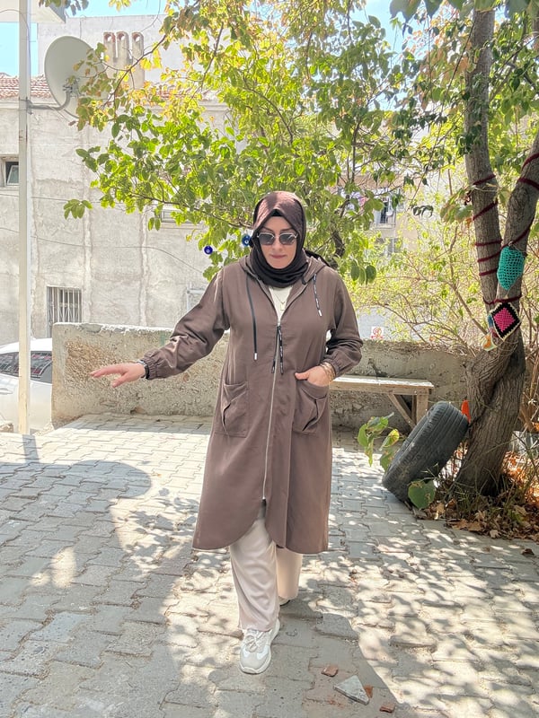 PAMUKLU GABARDİN GİY ÇIK KAP