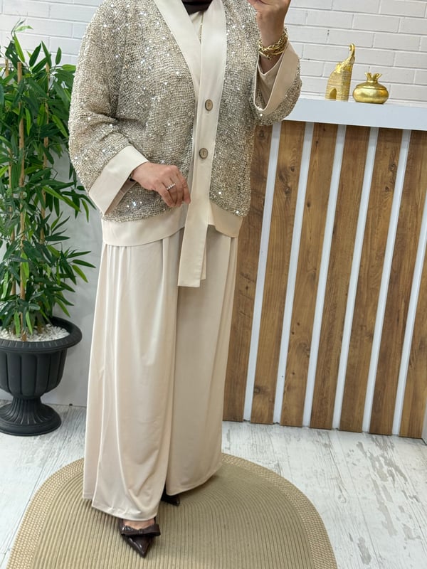 PUL PAYET CEKETLİ ÜÇLÜ TAKIM