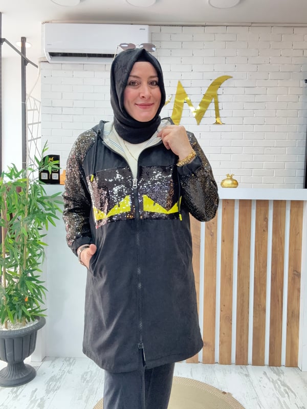PUL PAYET DETAYLI FENDİ TRENÇ
