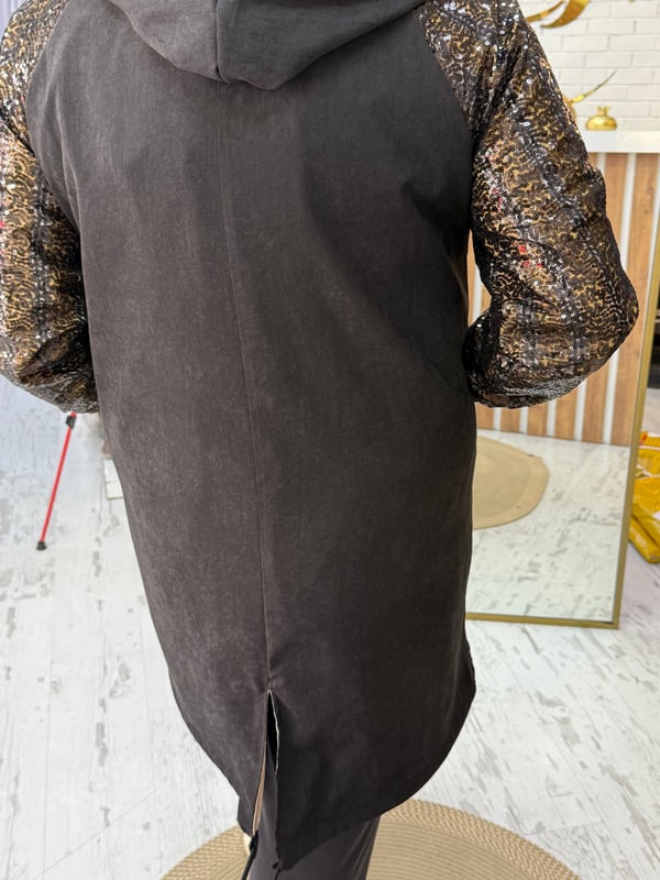 PUL PAYET DETAYLI FENDİ TRENÇ