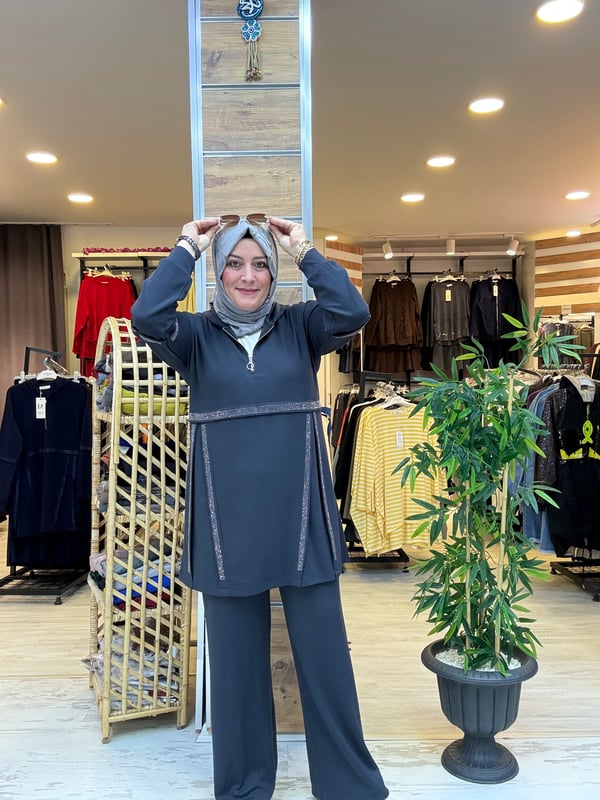 SPOR ŞIK KAPÜŞONLU TAKIM