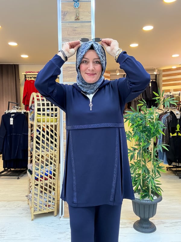 SPOR ŞIK KAPÜŞONLU TAKIM