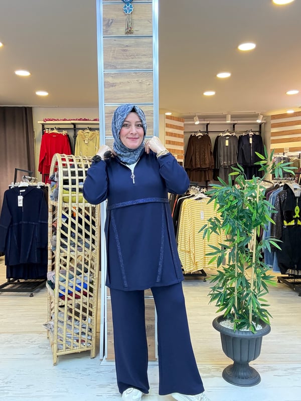 SPOR ŞIK KAPÜŞONLU TAKIM