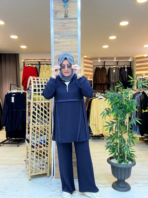 SPOR ŞIK KAPÜŞONLU TAKIM