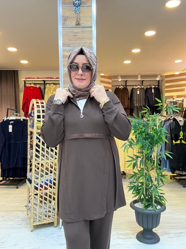 SPOR ŞIK KAPÜŞONLU TAKIM