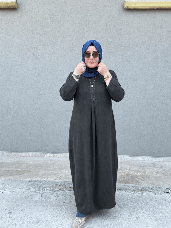TENSEL ÇOK AMAÇLI PAMUKLU ELBİSE/TUNİK