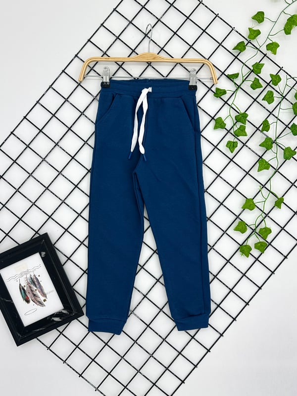 17807 Bel Lastikli Cepli Mevsimlik Unisex Tek Alt-LACİVERT