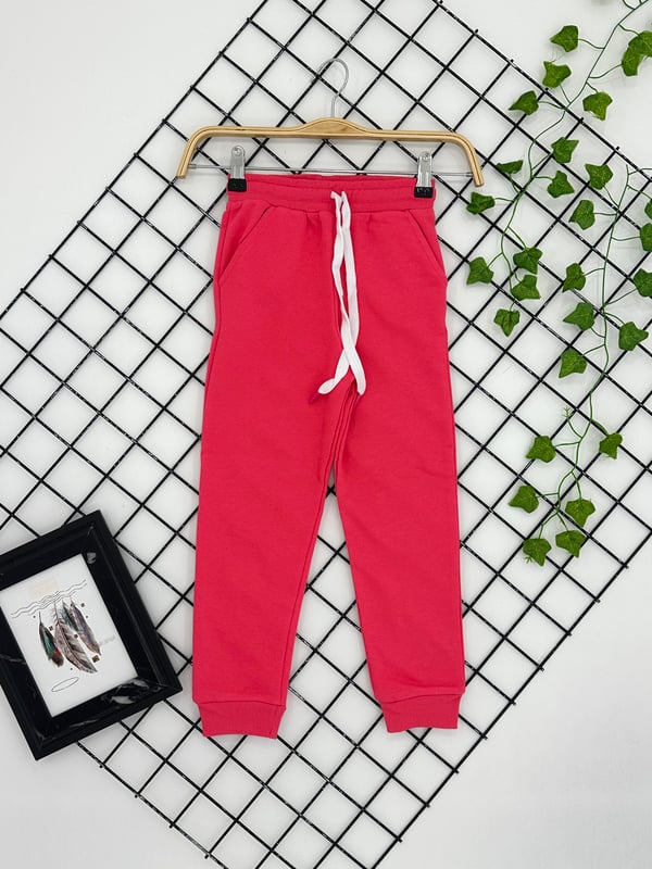 17807 Bel Lastikli Cepli Mevsimlik Unisex Tek Alt-PEMBE